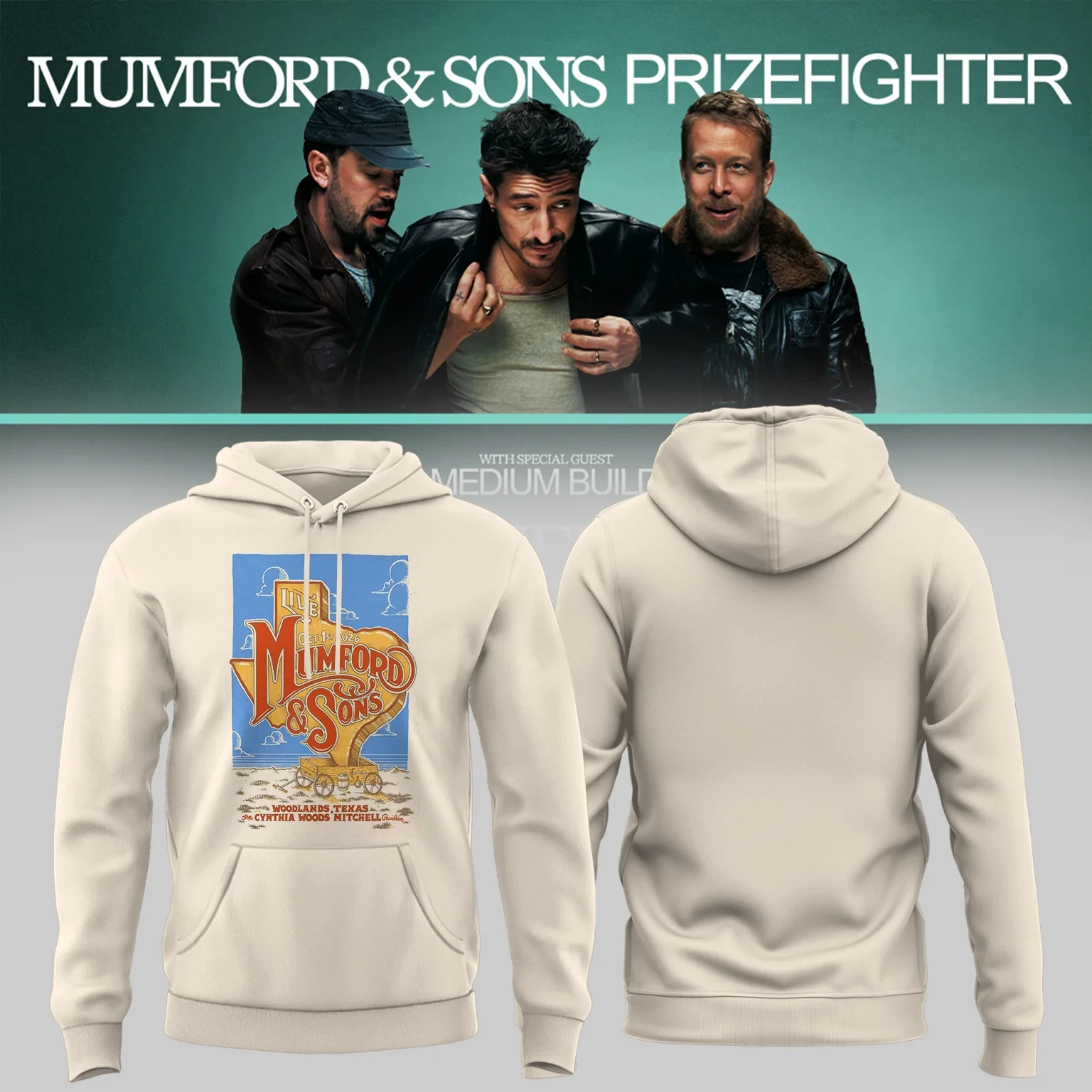 Mumford And Sons Merch The Woodlands TX Event Poster Hoodie Music Lover Gift Idea 1 - Unicasport Mumford And Sons Merch The Woodlands TX Event Poster Hoodie Music Lover Gift Idea