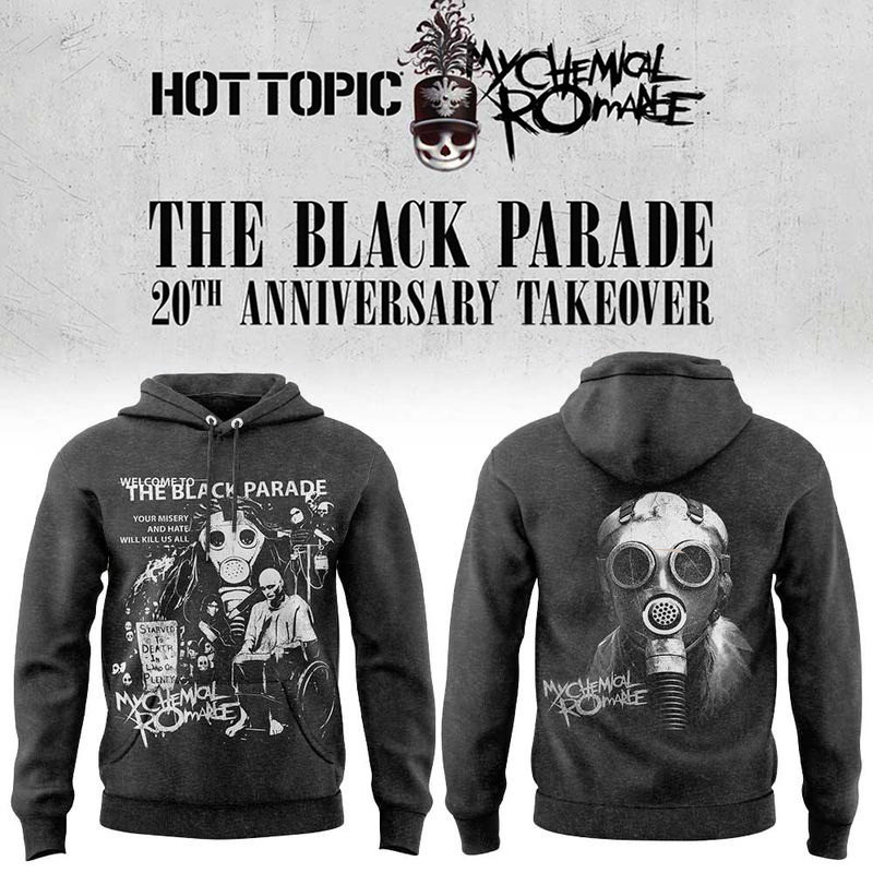 My Chemical Romance Merch Celebrate The 20th Anniversary Takeover Hoodie Concert Fan Gift 1 - Unicasport My Chemical Romance Merch Celebrate The 20th Anniversary Takeover Hoodie Concert Fan Gift