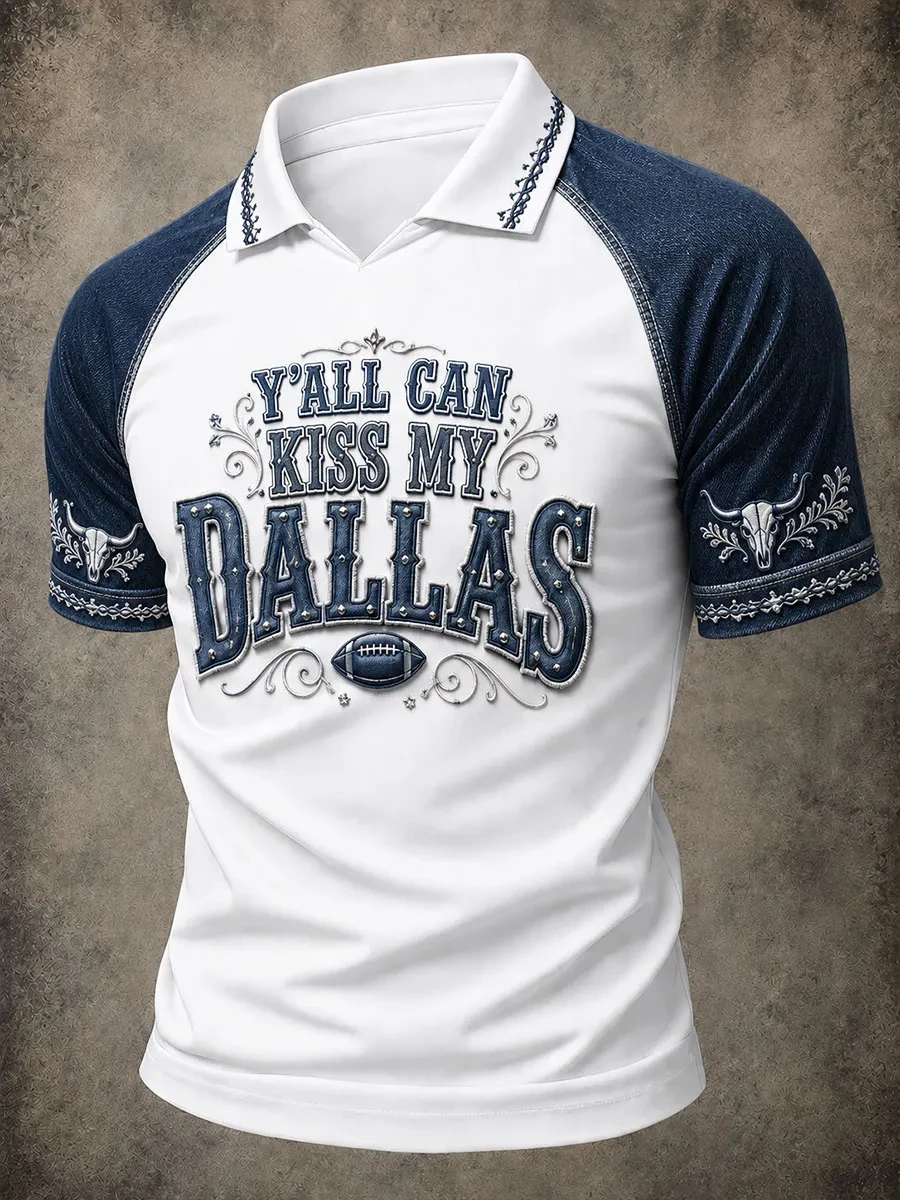 Dallas Cowboys Merch Y'all Can Kiss My Dallas Jersey Cowboys Game Day Apparel Gifts