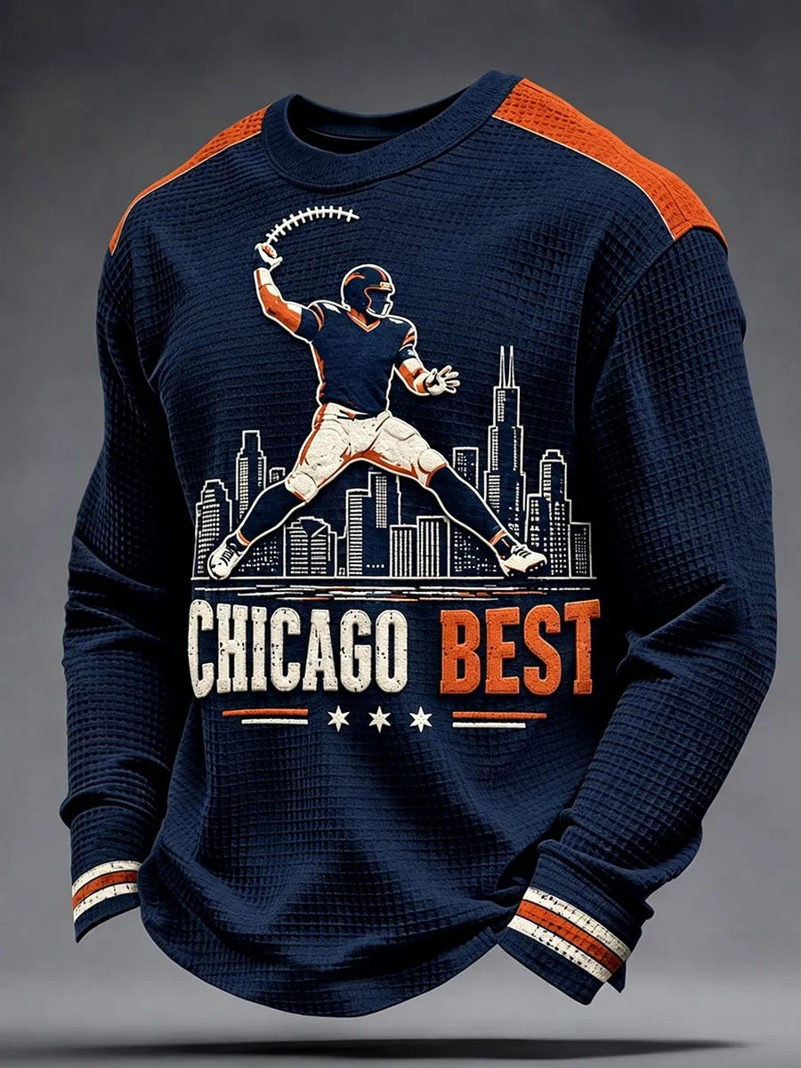 Chicago Bears Merch Chicago Best Football Team Long Sleeve Shirt Gift For Fan