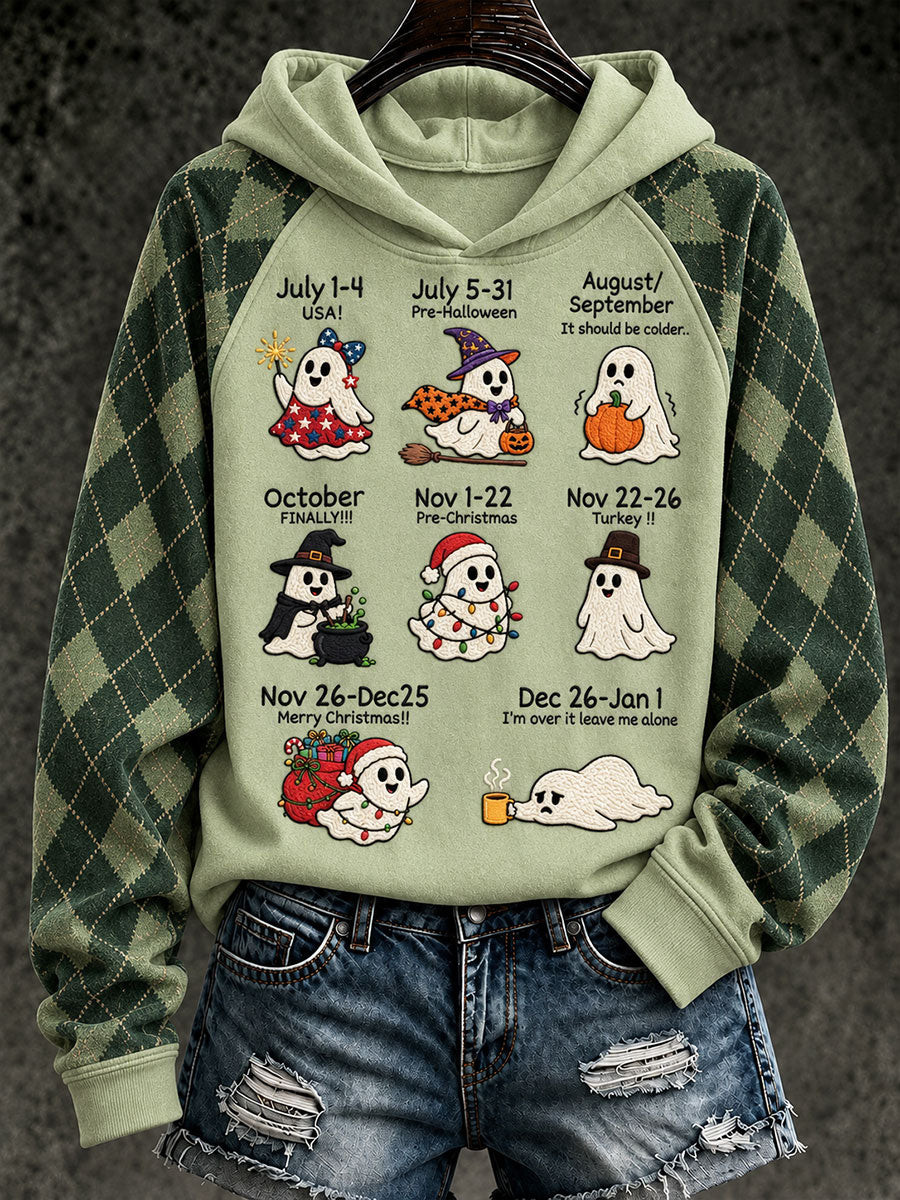 Cute Ghost Hoodie Warm Halloween Clothing Perfect Gift For Girlfriend 1 - Unicasport Cute Ghost Hoodie Warm Halloween Clothing Perfect Gift For Girlfriend