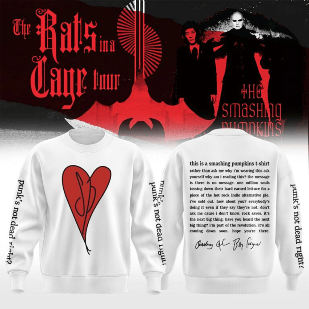 The Smashing Pumpkins Merch The Rats In A Cage Tour 2026 Sweatshirt Best Gift Ideas 1 - Unicasport The Smashing Pumpkins Merch The Rats In A Cage Tour 2026 Sweatshirt Best Gift Ideas