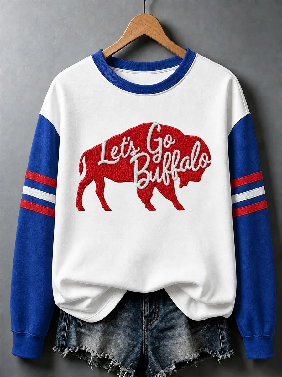 Buffalo Bills Merch Let's Go Buffalo Long Sleeve Shirt Game Day Apparel Bills Fans Gifts 1 - Unicasport Buffalo Bills Merch Let's Go Buffalo Long Sleeve Shirt Game Day Apparel Bills Fans Gifts