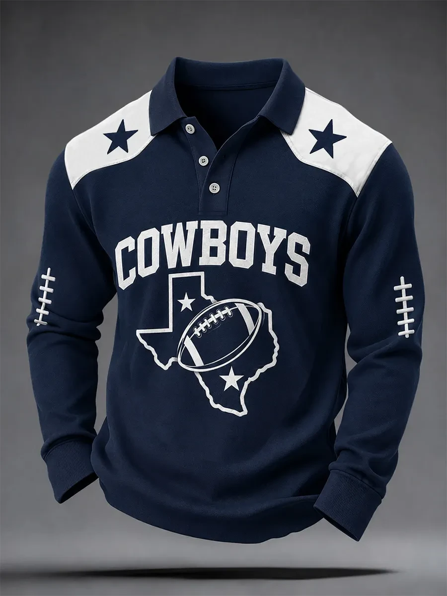 Dallas Cowboys Long Sleeve Polo Shirt Dallas Cowboys Wear Game Day Outfits Ideas Gifts For Men 1 - Unicasport Dallas Cowboys Long Sleeve Polo Shirt Dallas Cowboys Wear Game Day Outfits Ideas Gifts For Men