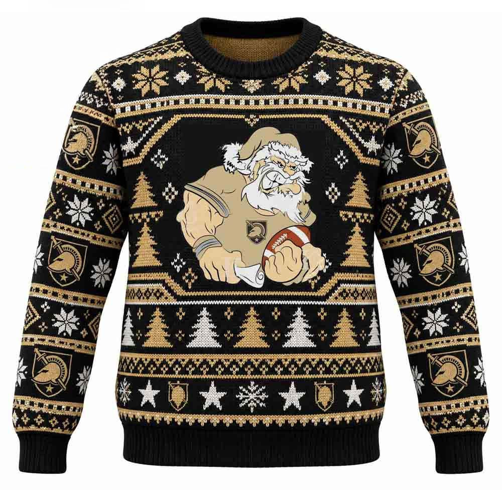 Army Black Knights Merch Santa Claus Angry Christmas Ugly Sweatshirt Gift For Bestie 1 - Unicasport Army Black Knights Merch Santa Claus Angry Christmas Ugly Sweatshirt Gift For Bestie