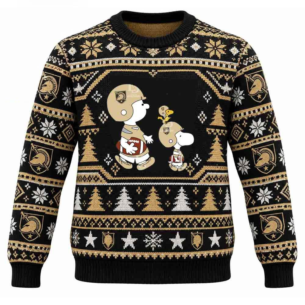 Army Black Knights Merch Snoopy Charli Sport Christmas Ugly Sweater Gift For Best Friends 1 - Unicasport Army Black Knights Merch Snoopy Charli Sport Christmas Ugly Sweater Gift For Best Friends