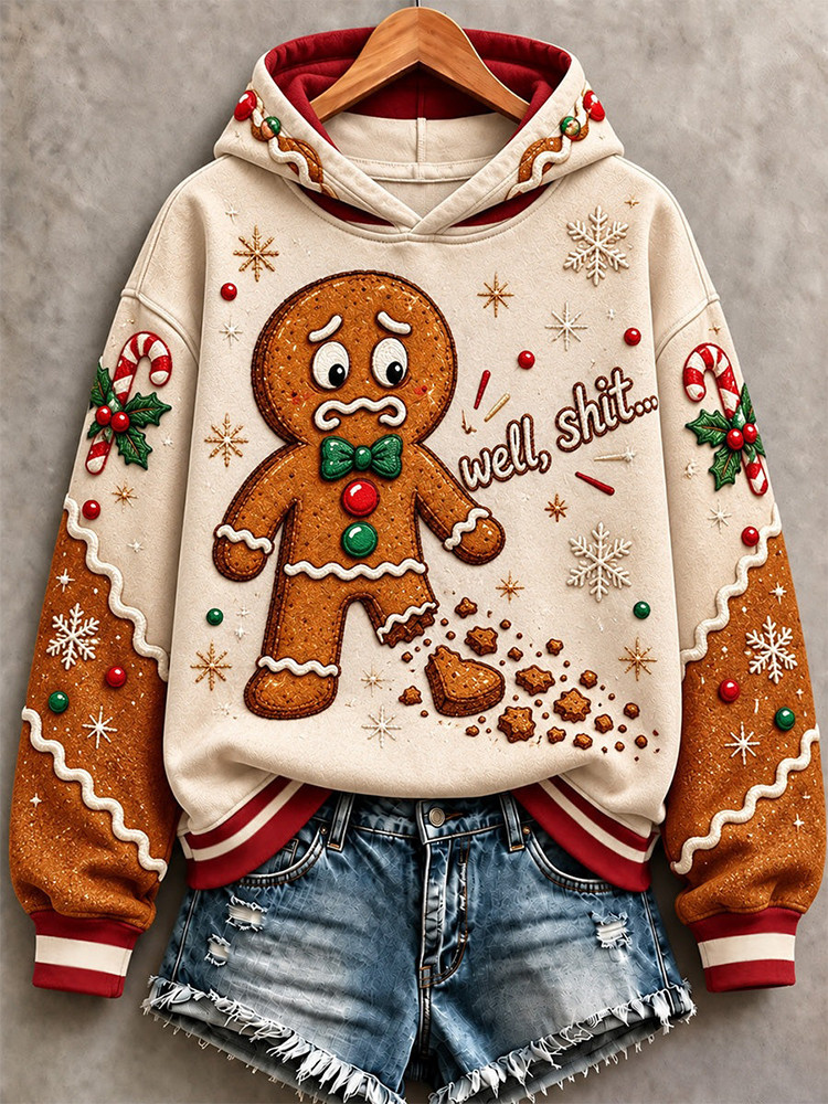 Gingerbread Man Hoodie Funny Gingerbread Christmas Clothing Gift For Women 1 - Unicasport Gingerbread Man Hoodie Funny Gingerbread Christmas Clothing Gift For Women