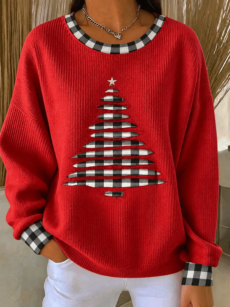 Rustic Christmas Tree Sweatshirt Christmas Tree Clothes Holiday Gift For Mom 1 - Unicasport Rustic Christmas Tree Sweatshirt Christmas Tree Clothes Holiday Gift For Mom