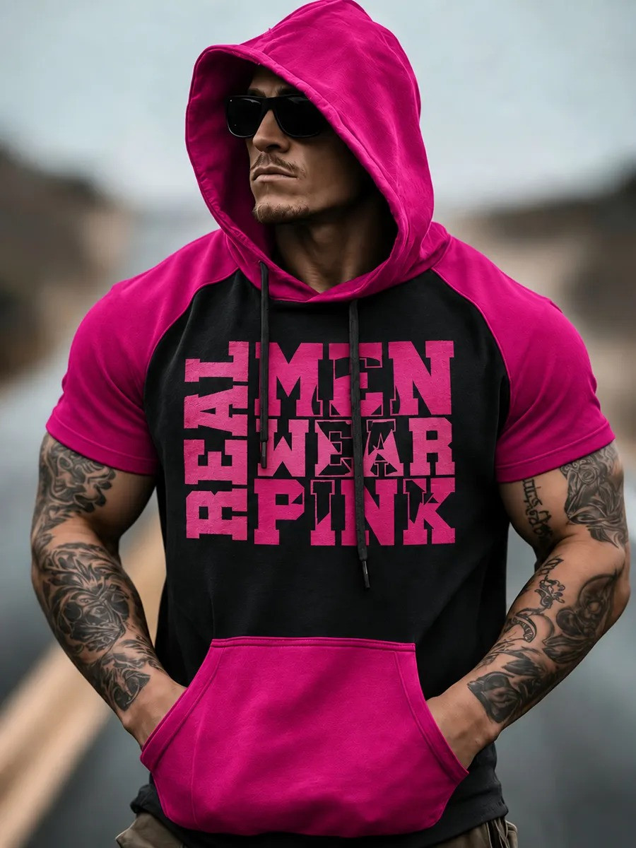 Breast Cancer Awareness Merch I Wear Pink For Her Hoodie Gift For Men 1 - Unicasport Breast Cancer Awareness Merch I Wear Pink For Her Hoodie Gift For Men