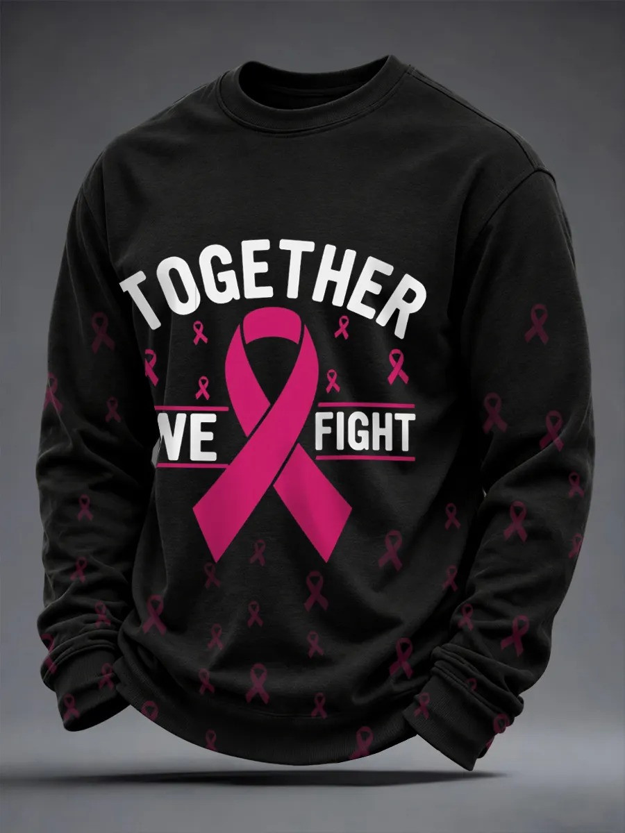 Breast Cancer Awareness Merch Together We Fight Sweatshirt Gift For Father 1 - Unicasport Breast Cancer Awareness Merch Together We Fight Sweatshirt Gift For Father