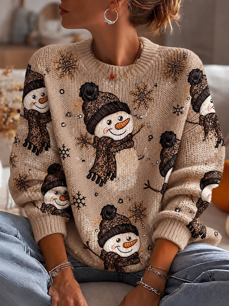 Cute Snowmen Sweater Snowman Christmas Apparel Winter Holiday Gift For Women 1 - Unicasport Cute Snowmen Sweater Snowman Christmas Apparel Winter Holiday Gift For Women