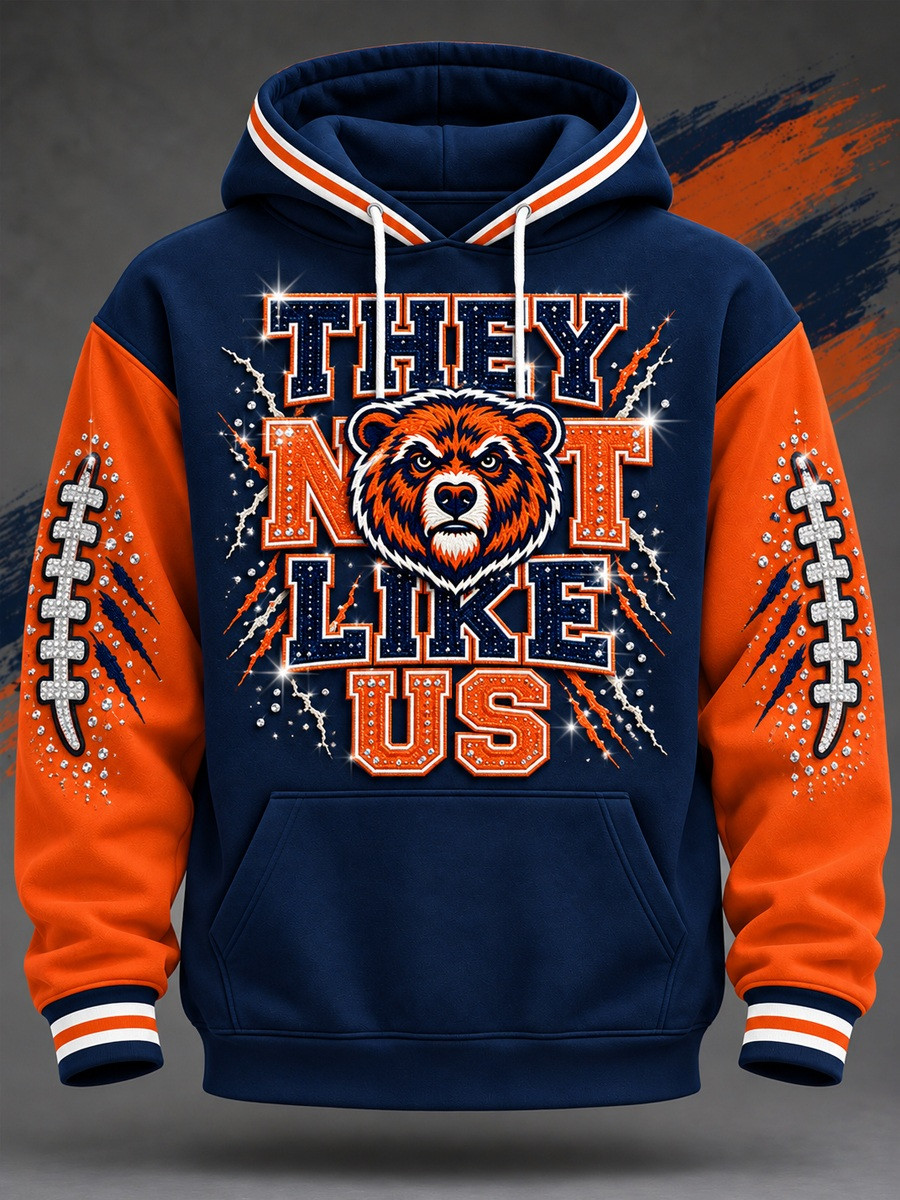Chicago Bears Merch They Not Like Us Hoodie Gift For Football Fan 1 - Unicasport Chicago Bears Merch They Not Like Us Hoodie Gift For Football Fan