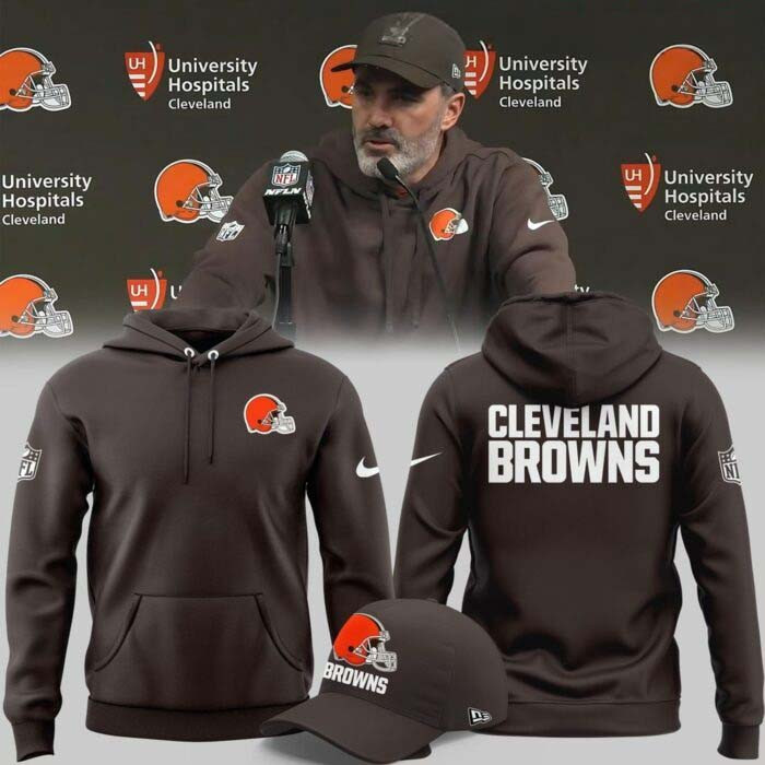 Kevin Stefanski Merch Cleveland Browns Hoodie Great Gift For Football Lover