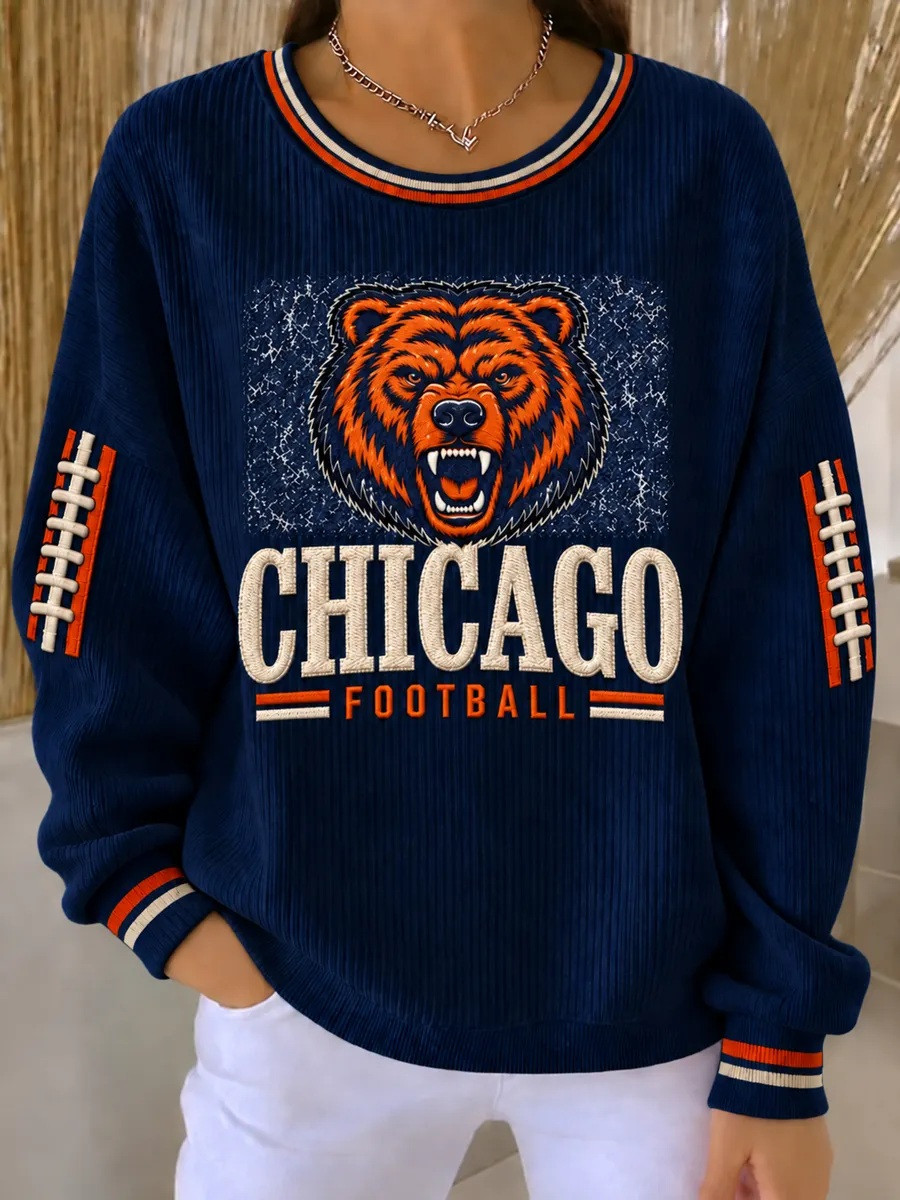 Chicago Bears Merch Chicago Football Game Day Sweatshirt Gift For Fan 1 - Unicasport Chicago Bears Merch Chicago Football Game Day Sweatshirt Gift For Fan