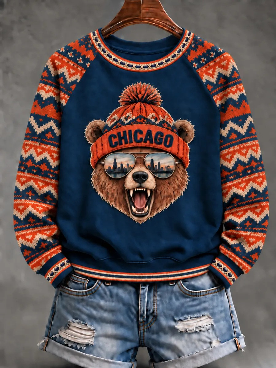 Chicago Bears Merch Chicago Football Gameday Sweatshirt Christmas Gift For Fan 1 - Unicasport Chicago Bears Merch Chicago Football Gameday Sweatshirt Christmas Gift For Fan