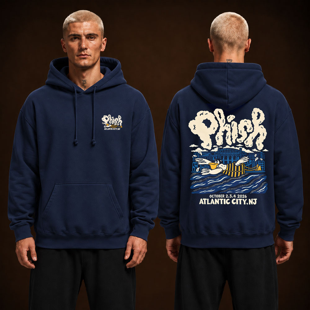 Phish Merch Atlantic NJ 2026 At Jim Whelan Boardwalk Hall Hoodie Gift For Phish Lover 1 - Unicasport Phish Merch Atlantic NJ 2026 At Jim Whelan Boardwalk Hall Hoodie Gift For Phish Lover