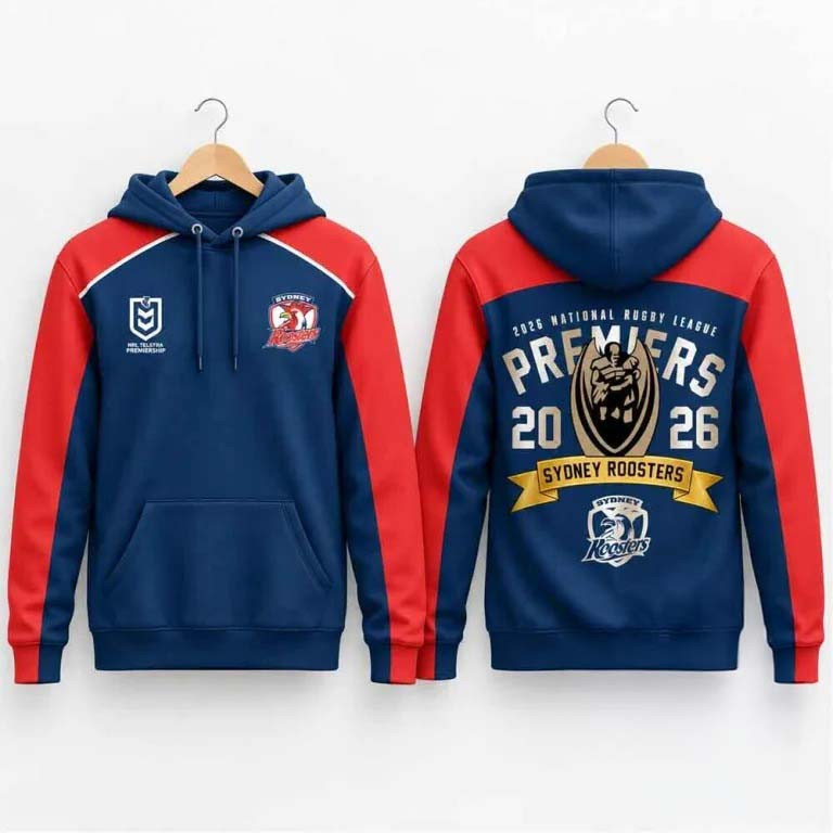 Sydney Roosters Merch 2026 NRL Premiers Champions Hoodie Gift For Football Fans 1 - Unicasport Sydney Roosters Merch 2026 NRL Premiers Champions Hoodie Gift For Football Fans
