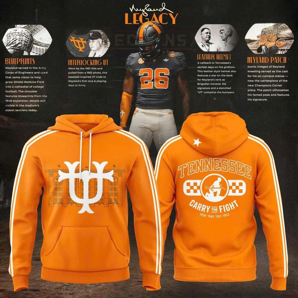 Tennessee Volunteers Merch Neyland Legacy 2026 Hoodie Football Lover Gift Ideas 1 - Unicasport Tennessee Volunteers Merch Neyland Legacy 2026 Hoodie Football Lover Gift Ideas