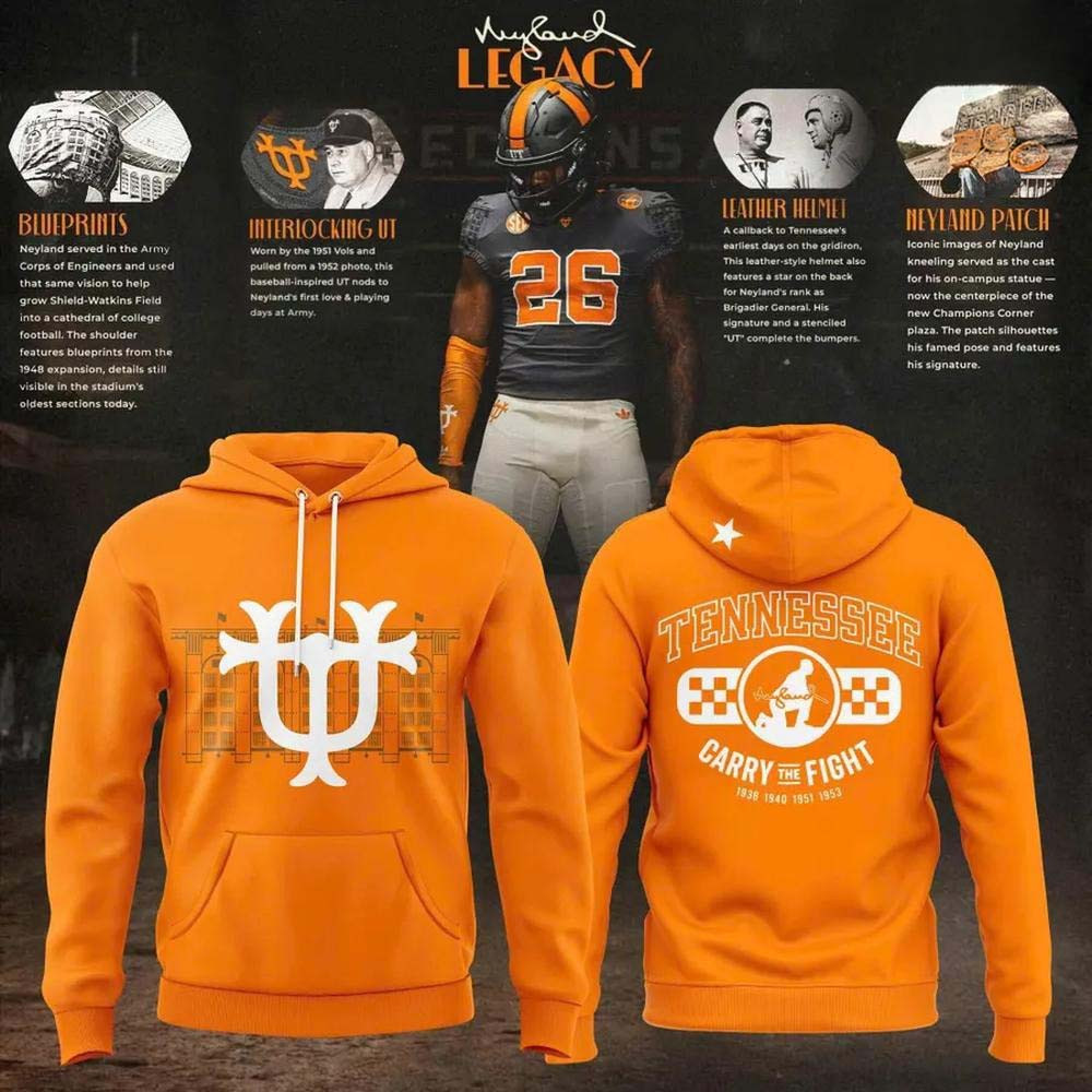Tennessee Volunteers Merch Neyland Legacy 2026 Hoodie Great Tennessee Football Lover Gift 1 - Unicasport Tennessee Volunteers Merch Neyland Legacy 2026 Hoodie Great Tennessee Football Lover Gift