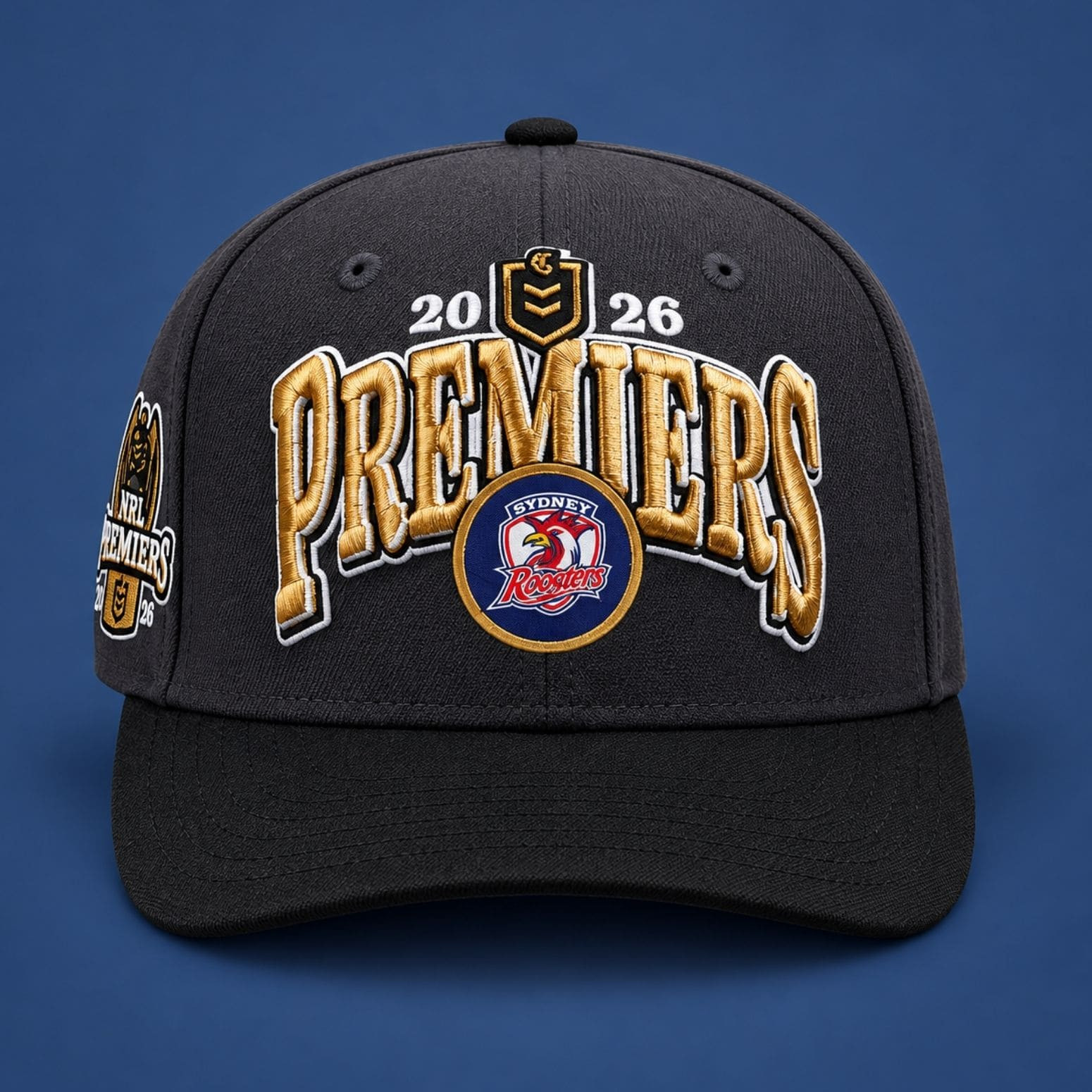 Sydney Roosters 2026 Premiers Hat Sydney Roosters Baseball Cap Unique Gifts For Fans