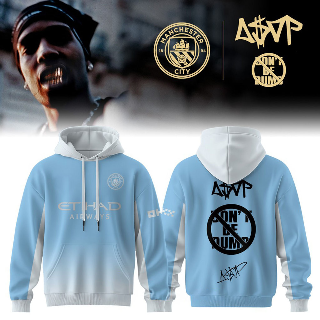ASAP ROCKY x Manchester City Signature Hoodie ASAP ROCKY Merch Gifts For Friends 1 - Unicasport ASAP ROCKY x Manchester City Signature Hoodie ASAP ROCKY Merch Gifts For Friends