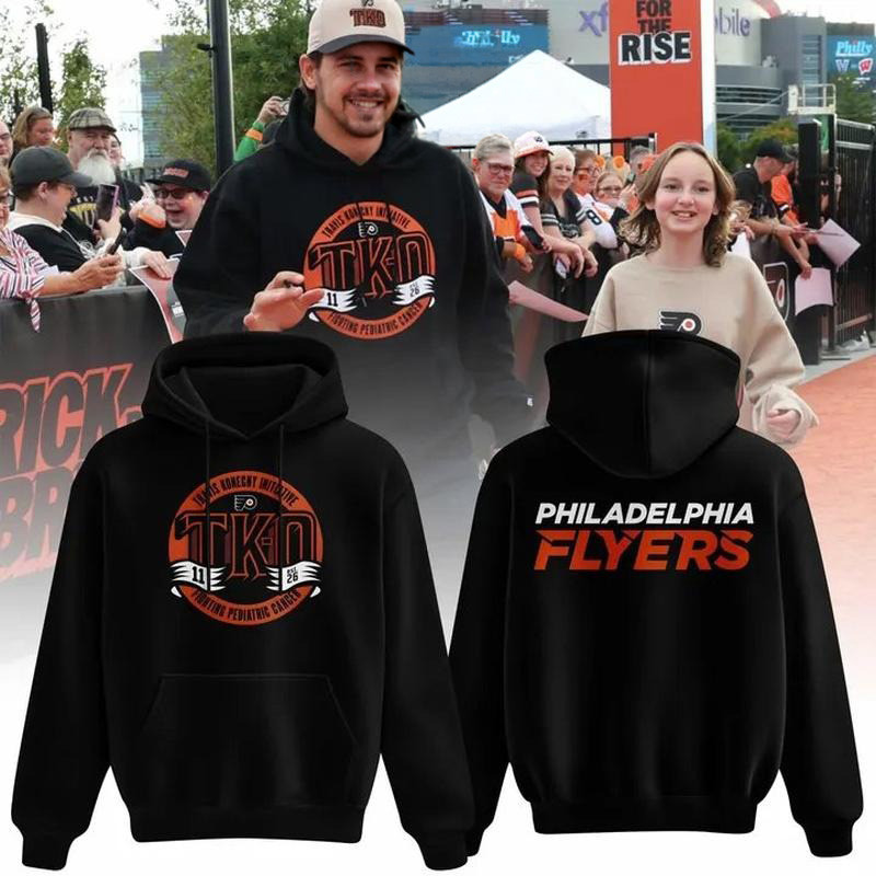 Philadelphia Flyers Merch TK-O Cancer 2026 Hoodie Holiday Gift For Hockey Fans 1 - Unicasport Philadelphia Flyers Merch TK-O Cancer 2026 Hoodie Holiday Gift For Hockey Fans