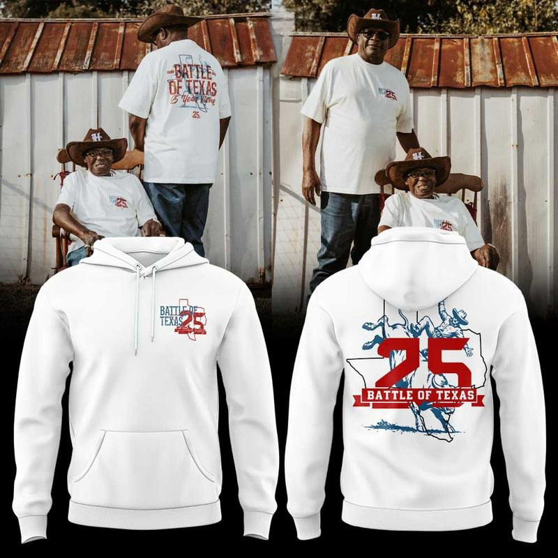 Houston Texans Merch Battle Of Texas 25 Years Strong 2026 Hoodie Gift For Football Fans 1 - Unicasport Houston Texans Merch Battle Of Texas 25 Years Strong 2026 Hoodie Gift For Football Fans