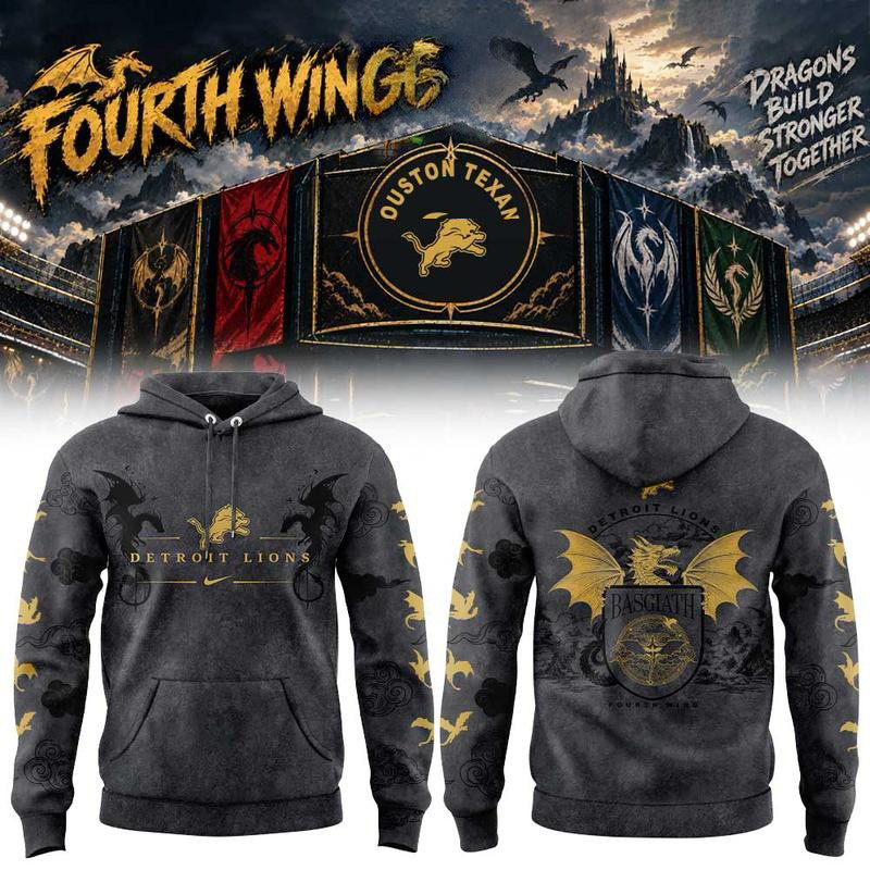 Detroit Lions Merch x Fourth Wings Night 2026 Hoodie Gift For Football Fans 1 - Unicasport Detroit Lions Merch x Fourth Wings Night 2026 Hoodie Gift For Football Fans