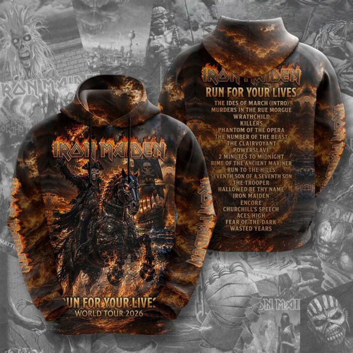Iron Maiden Merch Run For Your Lives 2026 World Tour Hoodie Gift For Concert Fans 1 - Unicasport Iron Maiden Merch Run For Your Lives 2026 World Tour Hoodie Gift For Concert Fans