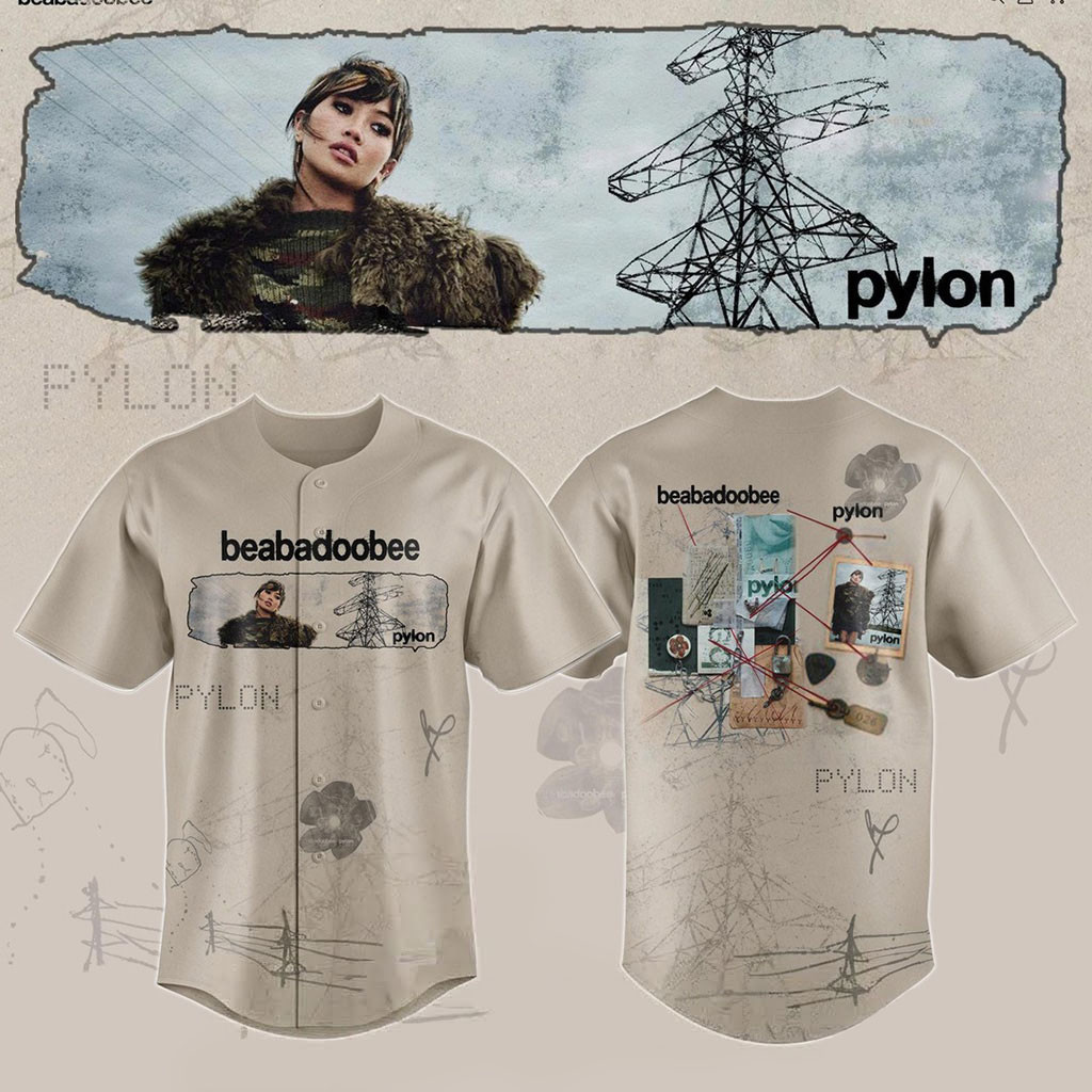 Beabadoobee Pylon Album 2026 Baseball Jersey Beabadoobee Merch Gifts For BFF 1 - Unicasport Beabadoobee Pylon Album 2026 Baseball Jersey Beabadoobee Merch Gifts For BFF