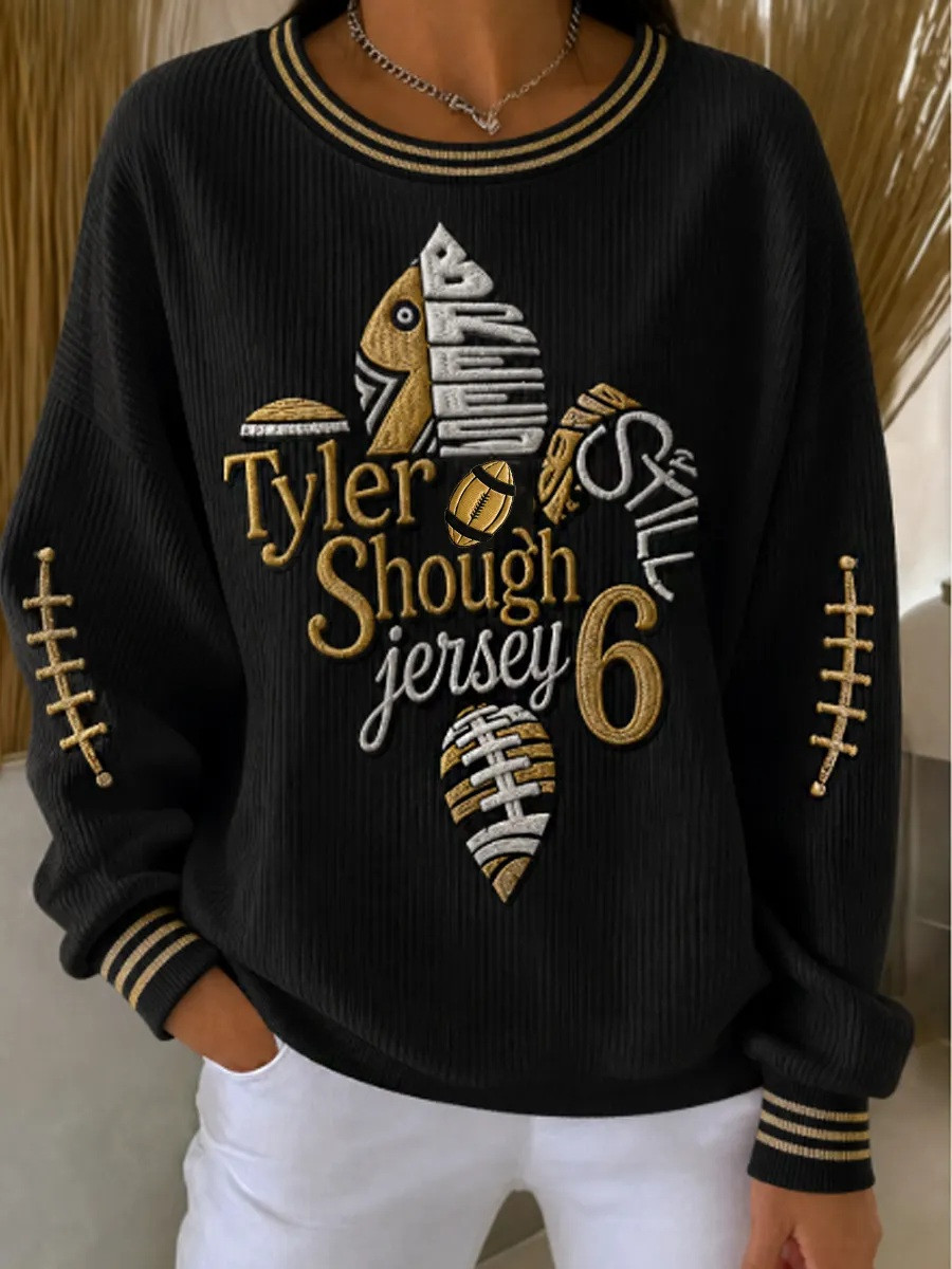 New Orleans Saints Merch Tyler Shough Football Season 2026 Sweatshirt Girlfriend Gift 1 - Unicasport New Orleans Saints Merch Tyler Shough Football Season 2026 Sweatshirt Girlfriend Gift