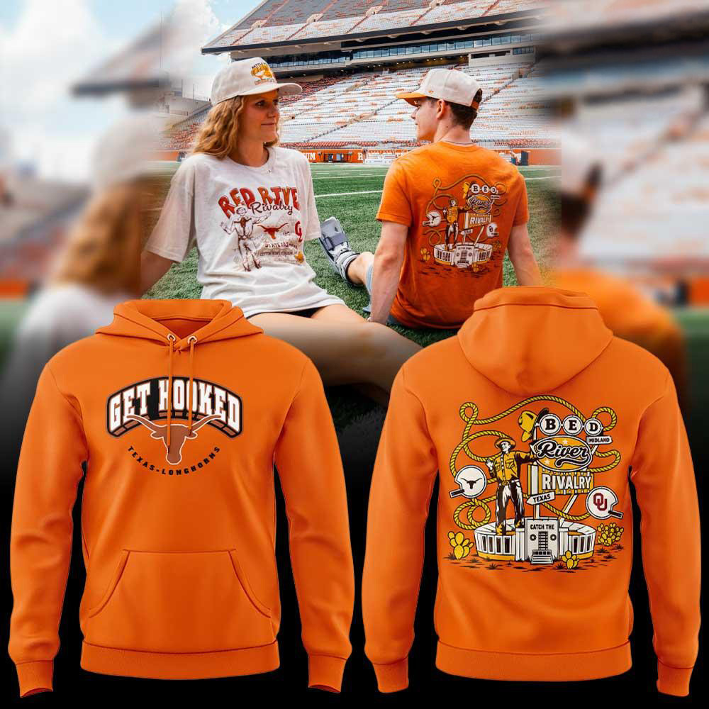 Texas Longhorns Merch Red River Rivalry 2026 Hoodie Longhorns Football Apparel Gifts Ideas 1 - Unicasport Texas Longhorns Merch Red River Rivalry 2026 Hoodie Longhorns Football Apparel Gifts Ideas
