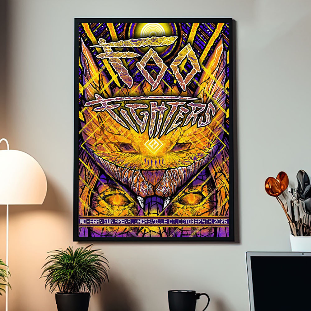 Foo Fighters Uncasville CT 2026 Even Poster Foo Fighters Poster Presents For Rock Fans