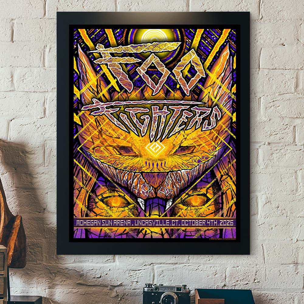 Foo Fighters Uncasville CT 2026 Tonight Show Poster Foo Fighters Poster Rock Lover Gifts