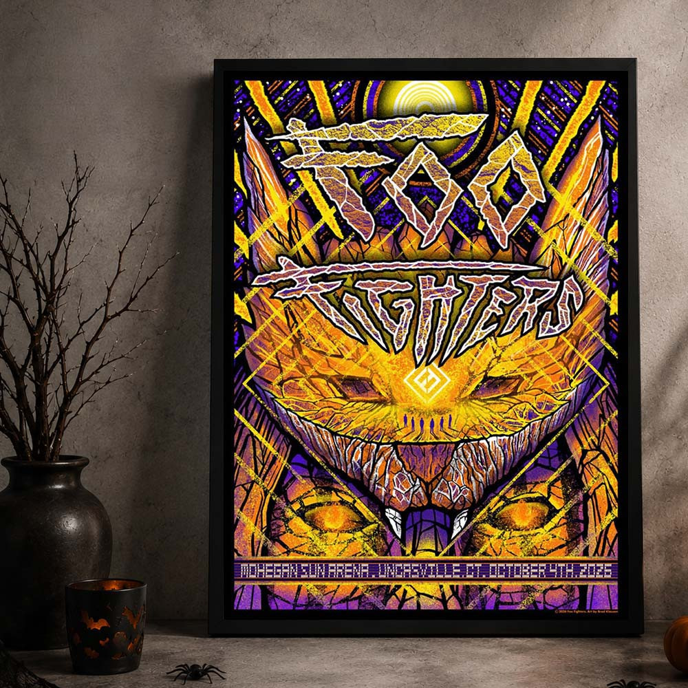 Foo Fighters Uncasville CT Event Poster Foo Fighters Poster Presents For Rock Lovers