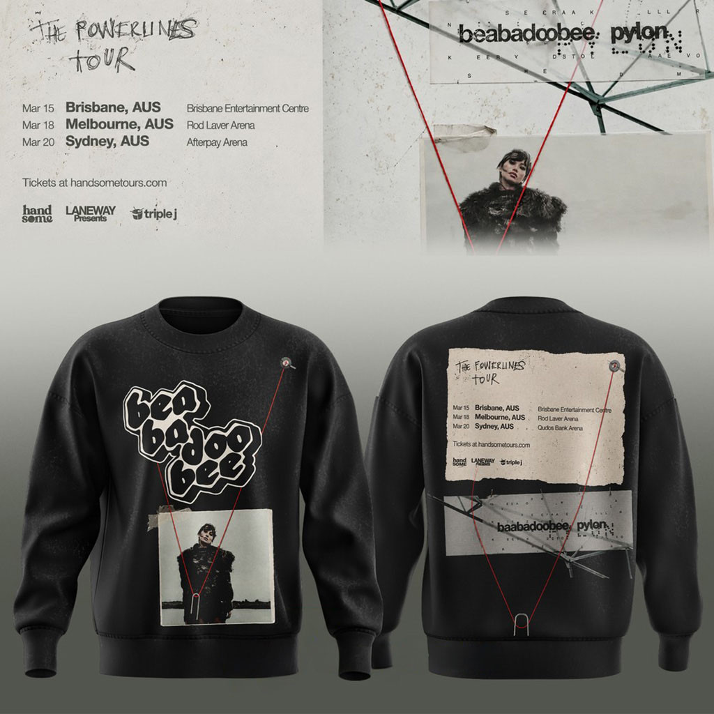 Beabadoobee Powerlines Tour 2026 Sweatshirt Beabadoobee Merch Birthday Gifts For Music Lovers 1 - Unicasport Beabadoobee Powerlines Tour 2026 Sweatshirt Beabadoobee Merch Birthday Gifts For Music Lovers