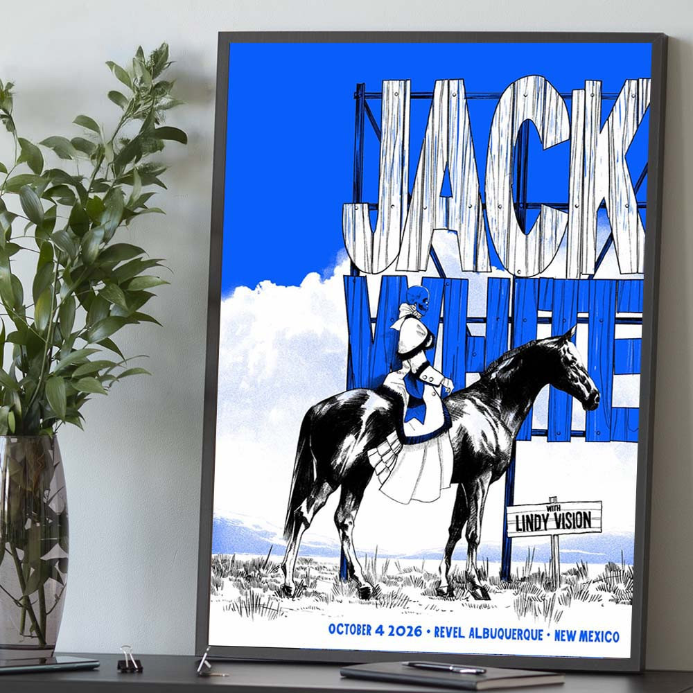 Jack White Albuquerque New Mexico Revel Entertainment Center Poster Jack White Poster Gifts For Music Lover