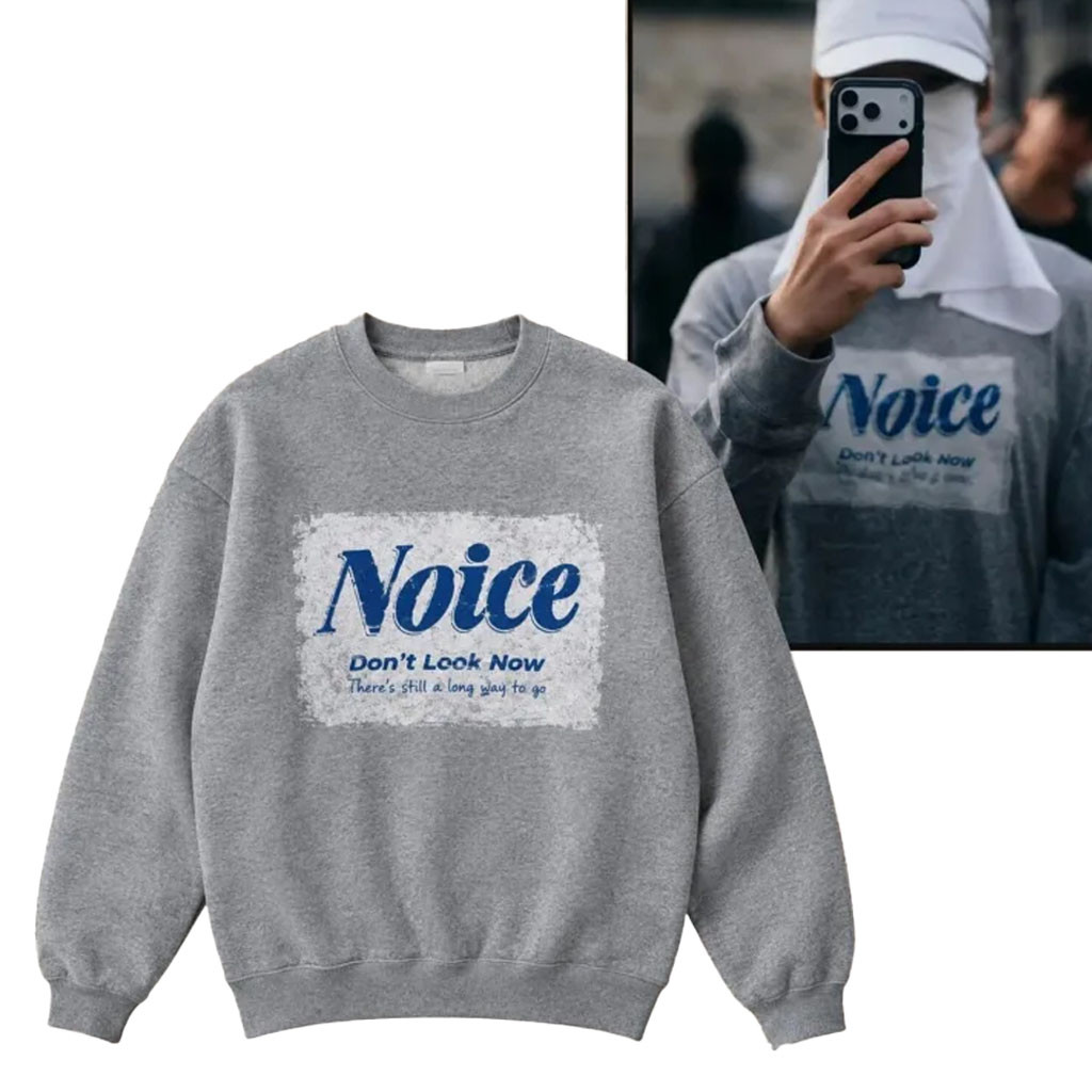 BTS V Kim Taehyun Noice Dont Look Now Grey Sweatshirt 2026 KPop V Merch BTS Fan Gifts 1 - Unicasport BTS V Kim Taehyun Noice Dont Look Now Grey Sweatshirt 2026 KPop V Merch BTS Fan Gifts