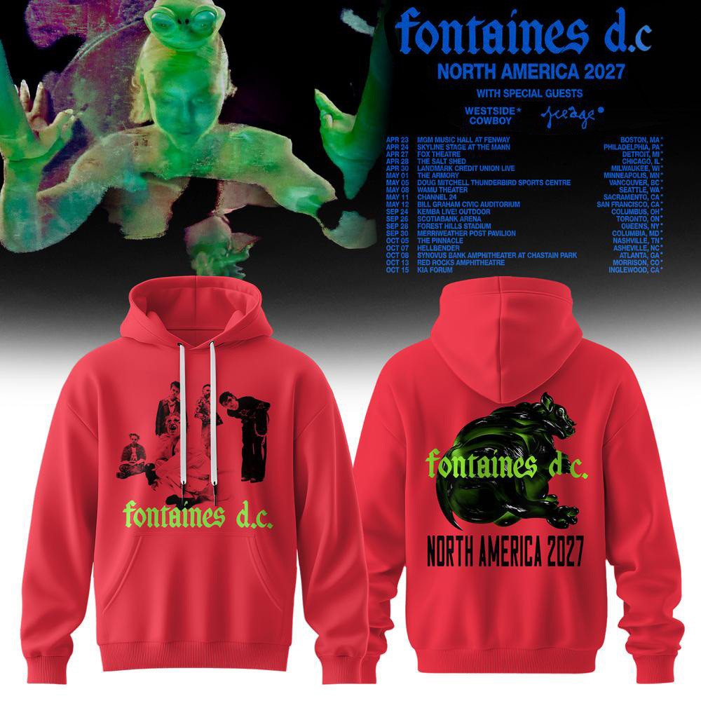 Fontaines DC Merch North America Tour Hoodie Fontaines DC Concert Attire Gifts Ideas 1 - Unicasport Fontaines DC Merch North America Tour Hoodie Fontaines DC Concert Attire Gifts Ideas