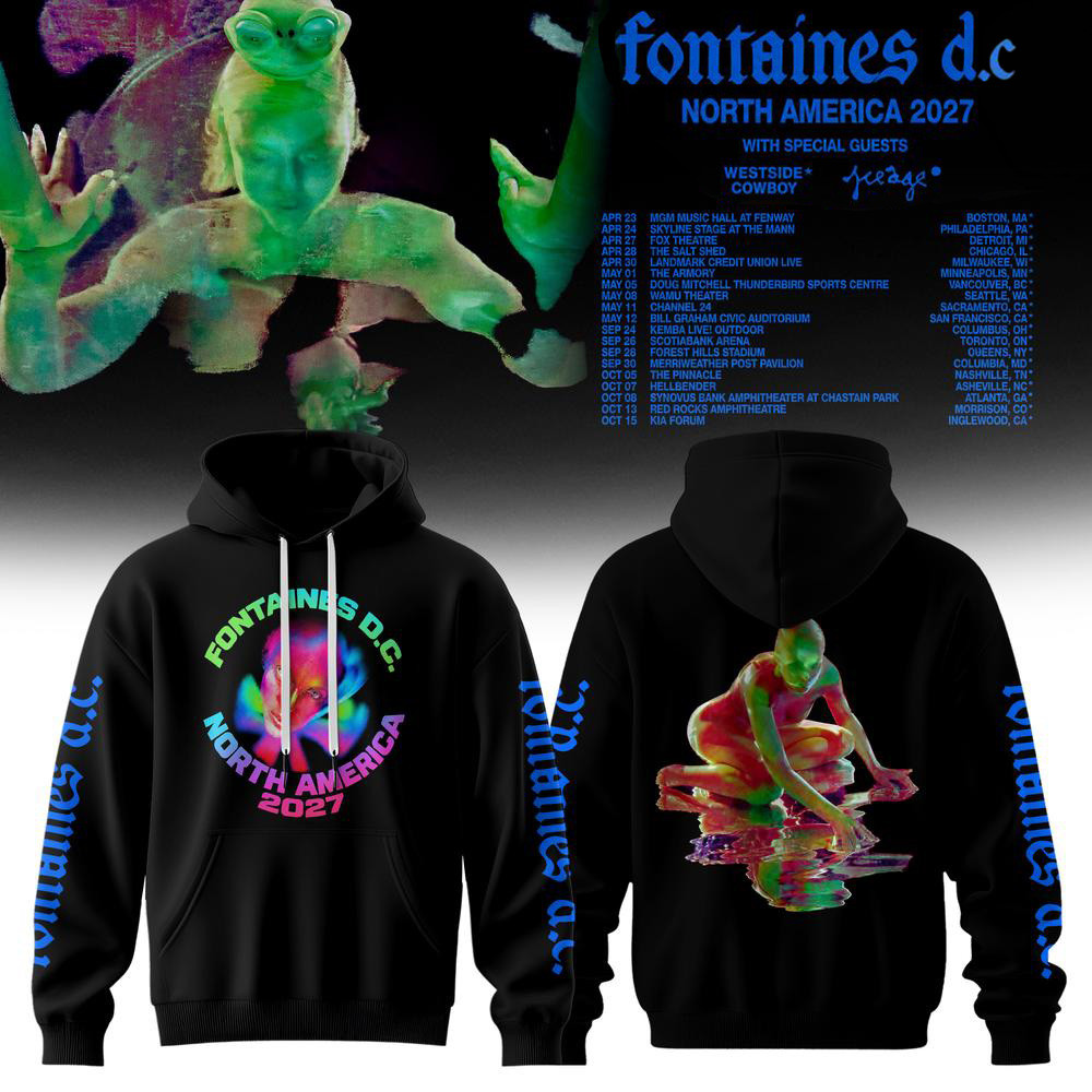 Fontaines DC Merch North America Tour Hoodie Rock Band Apparel Fontaines DC Concert Outfits 1 - Unicasport Fontaines DC Merch North America Tour Hoodie Rock Band Apparel Fontaines DC Concert Outfits