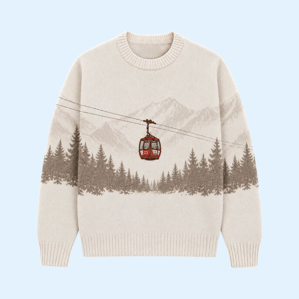 Notre Succes Merch 2026 Gondola Alpine Sweater Christmas Gift For Friends 1 - Unicasport Notre Succes Merch 2026 Gondola Alpine Sweater Christmas Gift For Friends