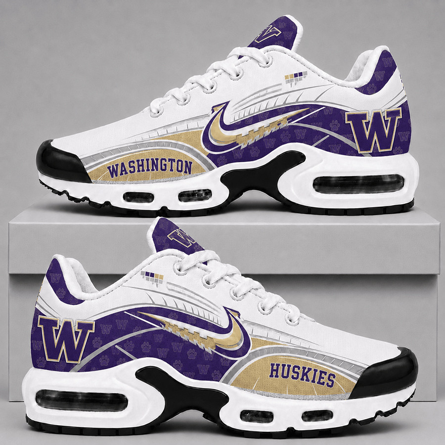 Washington Huskies Sneakers Huskies Football NCAA Gear Gift Ideas