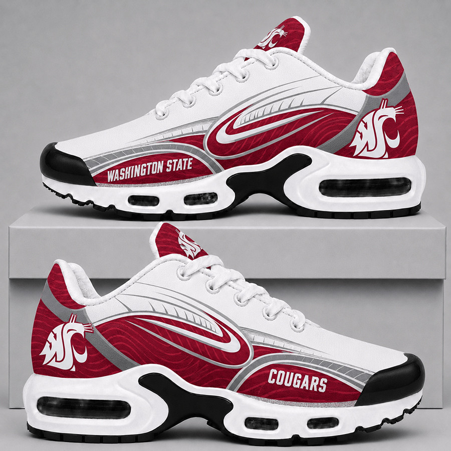 Washington State Cougars Sneakers Cougars Football NCAA Gear Friend Gift