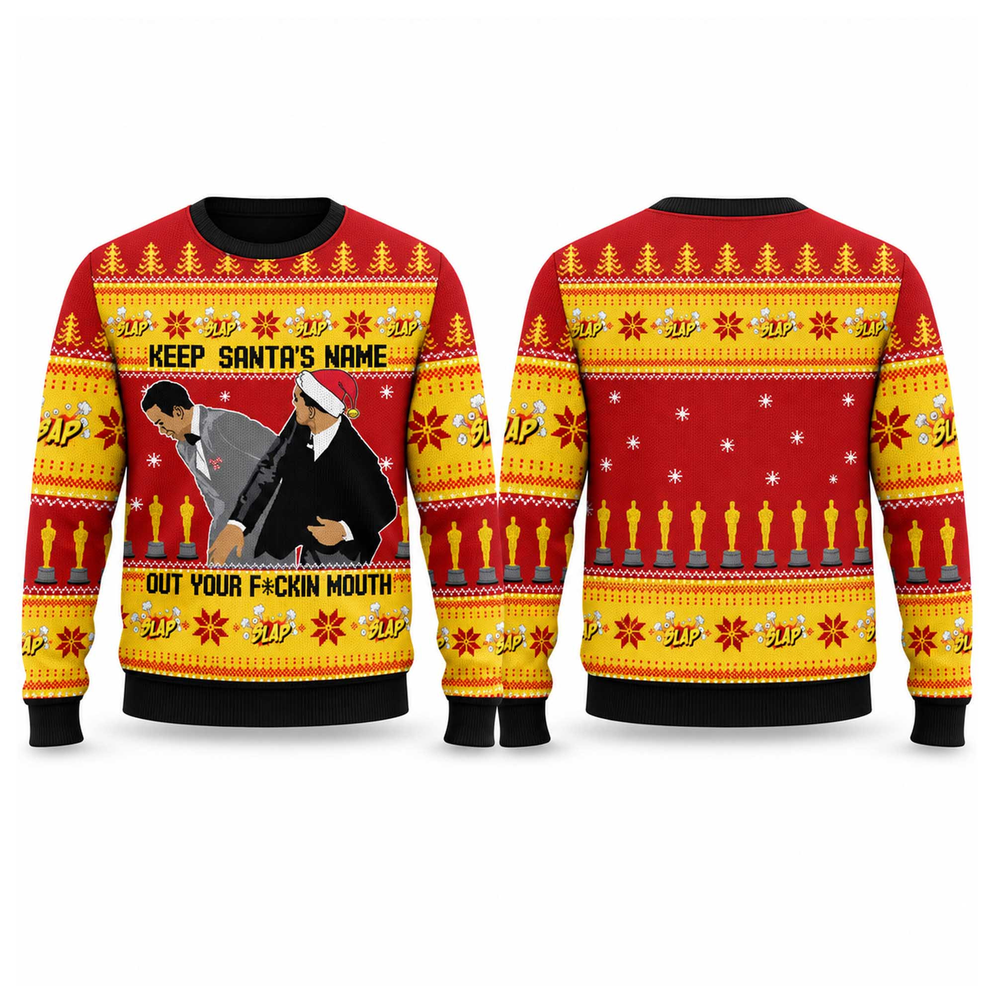 Christmas Keep Santa’s Name Out Your Mouth Ugly Sweater Funny Xmas Clothing Gifts Idea 1 - Unicasport Christmas Keep Santa’s Name Out Your Mouth Ugly Sweater Funny Xmas Clothing Gifts Idea
