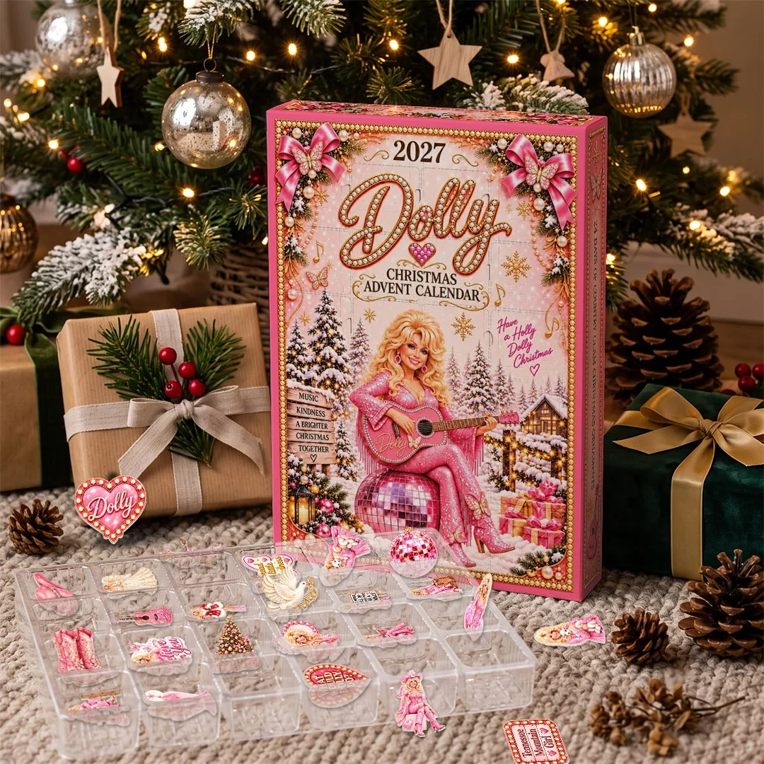 Dolly Parton 2027 Advent Calendar Christmas Tree Ornaments Dolly Parton Merch Music Fans Gifts