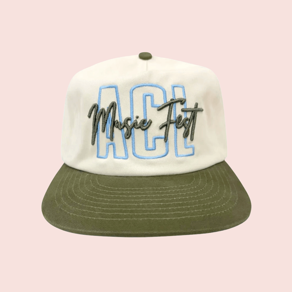 ACL Merch 2026 Hat Austin City Limits Music Fest Skyline A-Frame Baseball Cap Men's Gift