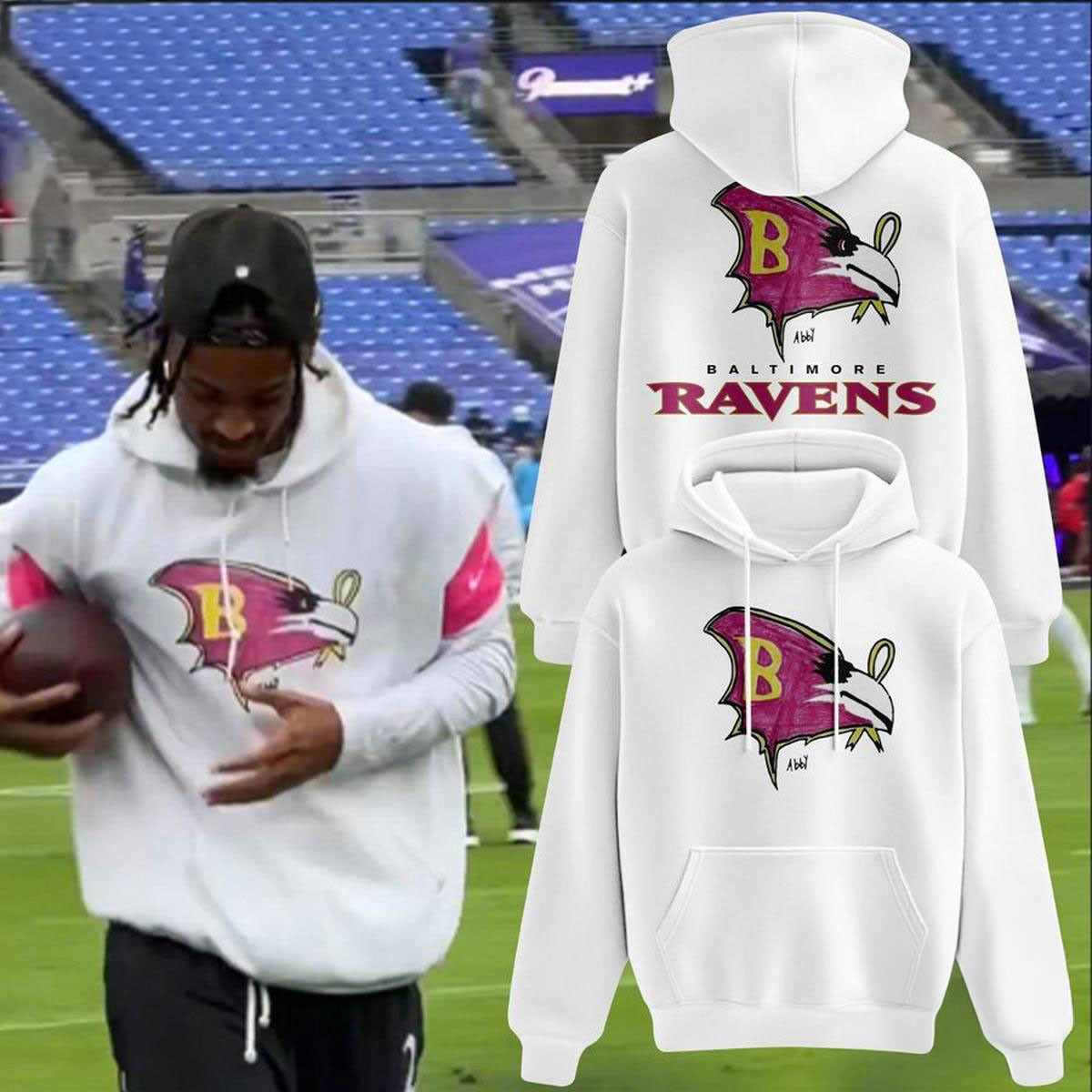 Baltimore Ravens Merch 2026 Crucial Catch Logo Hand Draw Hoodie Gift For Football Fans 1 - Unicasport Baltimore Ravens Merch 2026 Crucial Catch Logo Hand Draw Hoodie Gift For Football Fans