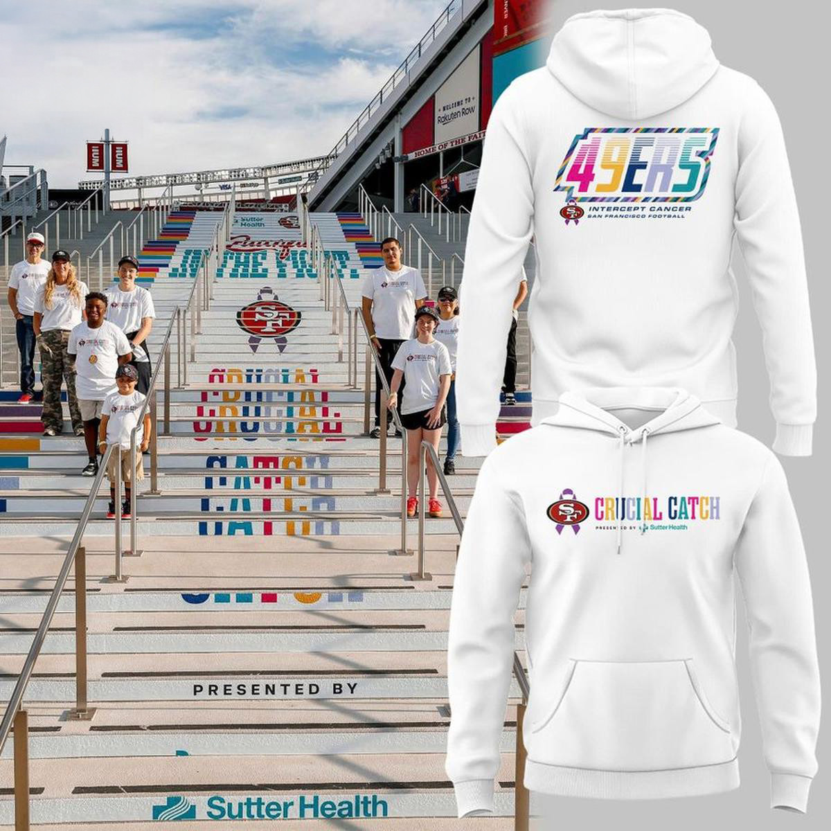 San Francisco 49ers Merch Crucial Catch 2026 Hoodie Gift For 49ers Lover 1 - Unicasport San Francisco 49ers Merch Crucial Catch 2026 Hoodie Gift For 49ers Lover