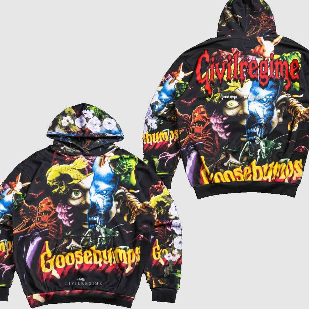 Goosebumps Merch Civil Regime Collage Indie Rose Hoodie Gift For Horror Book Lover 1 - Unicasport Goosebumps Merch Civil Regime Collage Indie Rose Hoodie Gift For Horror Book Lover