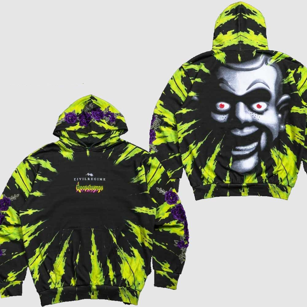 Goosebumps Merch Civil Regime Haunted Indie Rose Hoodie Gift For Horror Lover 1 - Unicasport Goosebumps Merch Civil Regime Haunted Indie Rose Hoodie Gift For Horror Lover